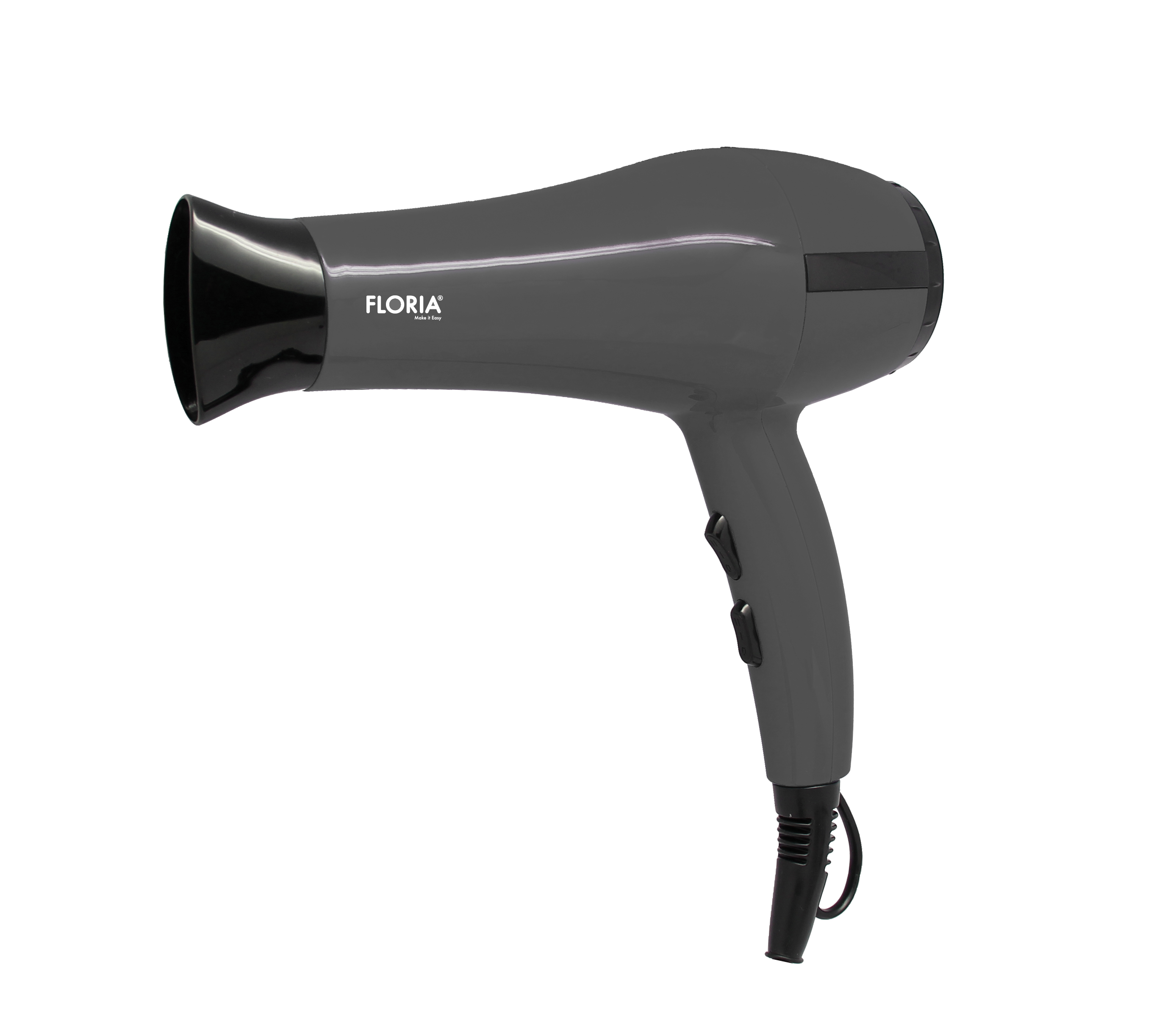 Uscator de par profesional FLORIA 1800W - tehnologie ceramica cu ioni, 3 trepte temperatura, jet aer rece