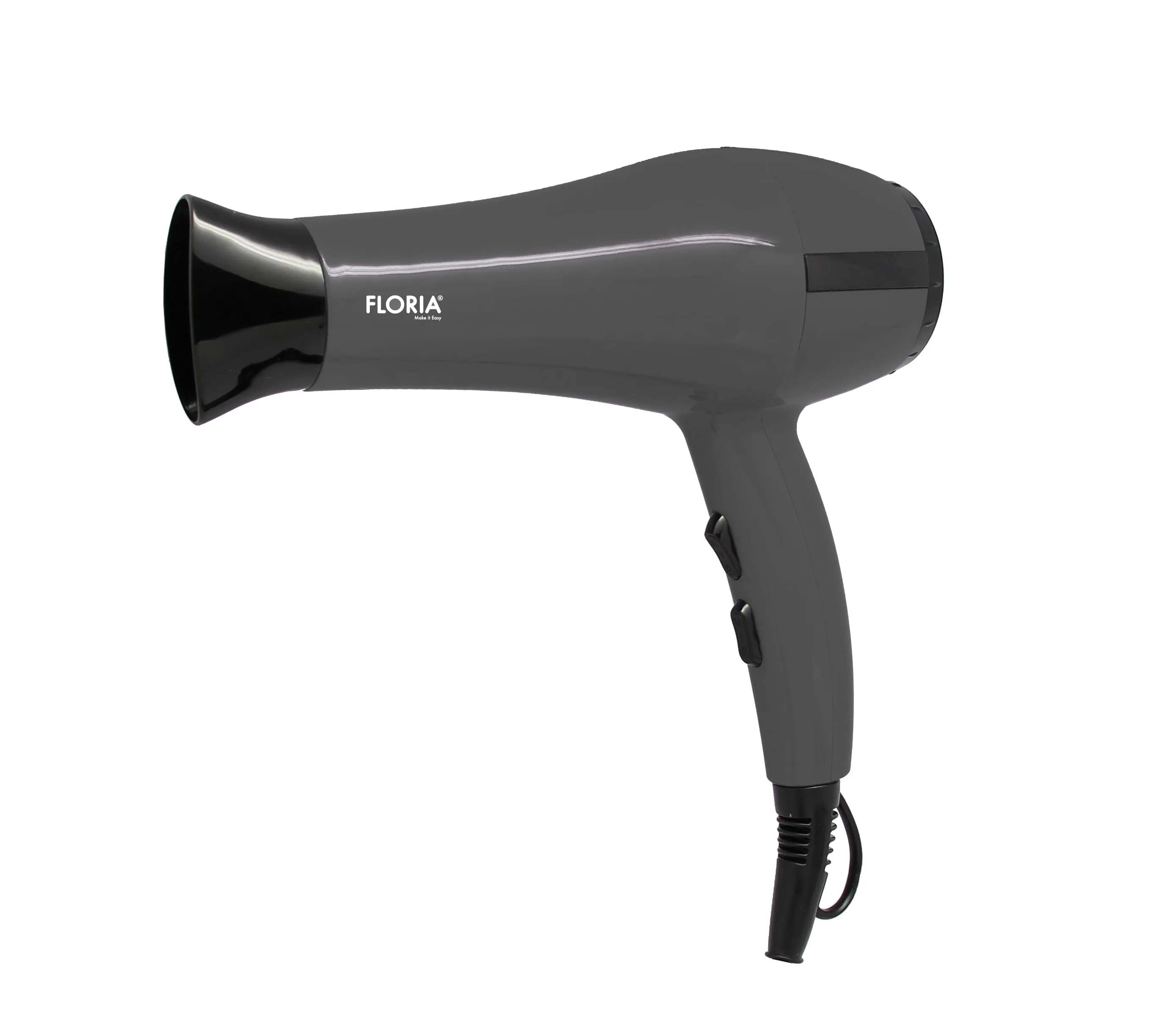 Uscator de par profesional FLORIA 1800W - tehnologie ceramica cu ioni, 3 trepte temperatura, jet aer rece