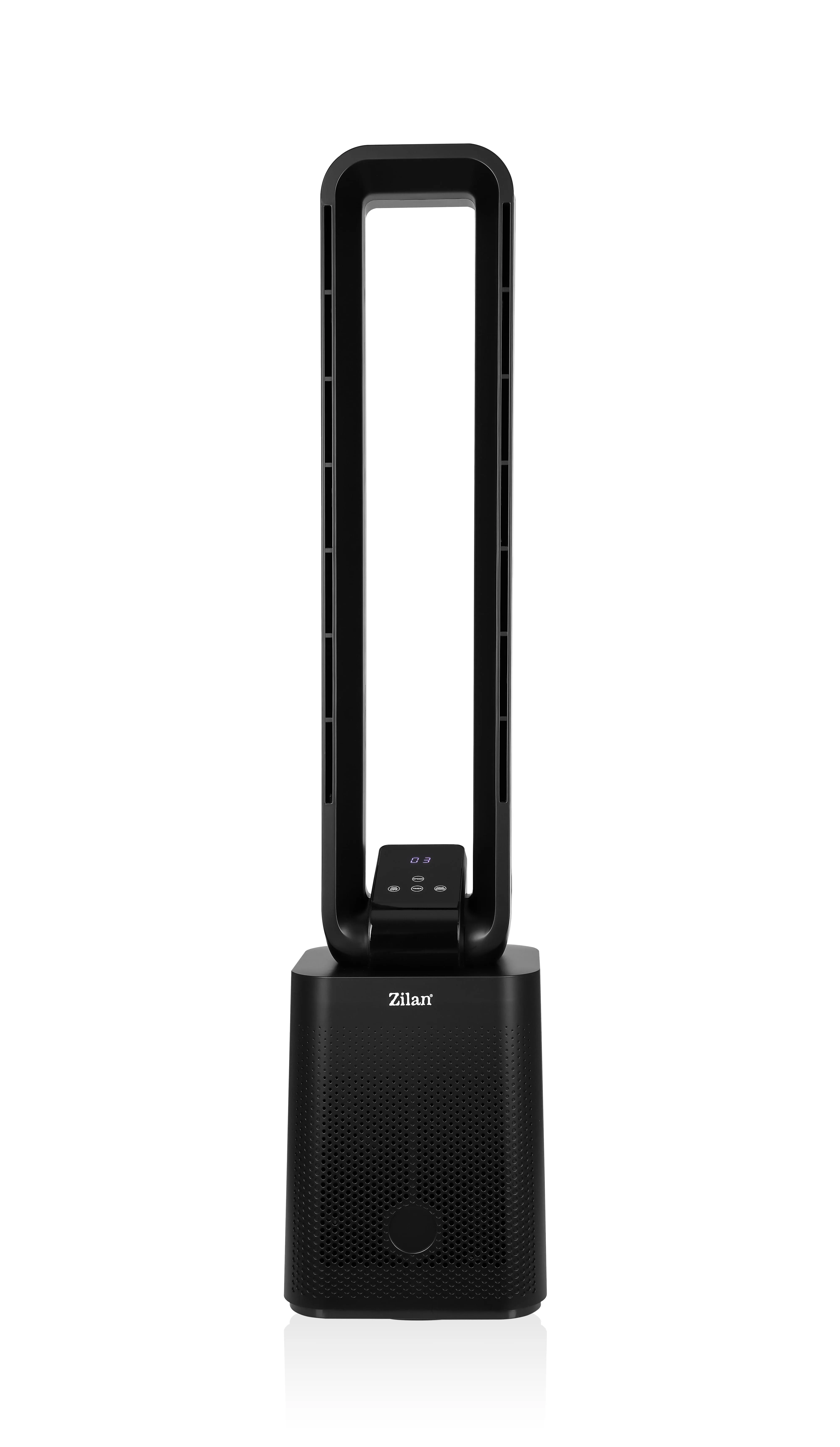 Ventilator turn Zilan ZLN1087 fara palete - Motor BLDC, 12 viteze, timer 15H, telecomanda, display touch LED
