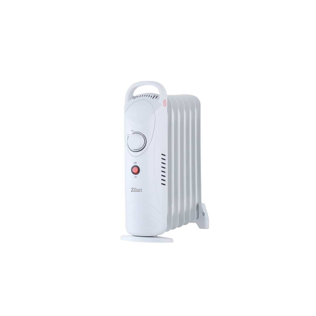 Calorifer electric cu ulei Zilan ZLN4980 - 7 elementi, 700W, termostat reglabil, alb