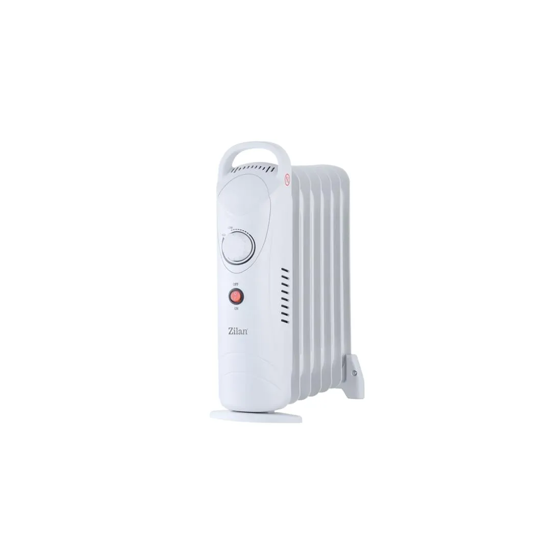 Calorifer electric cu ulei Zilan ZLN4980 - 7 elementi, 700W, termostat reglabil, alb