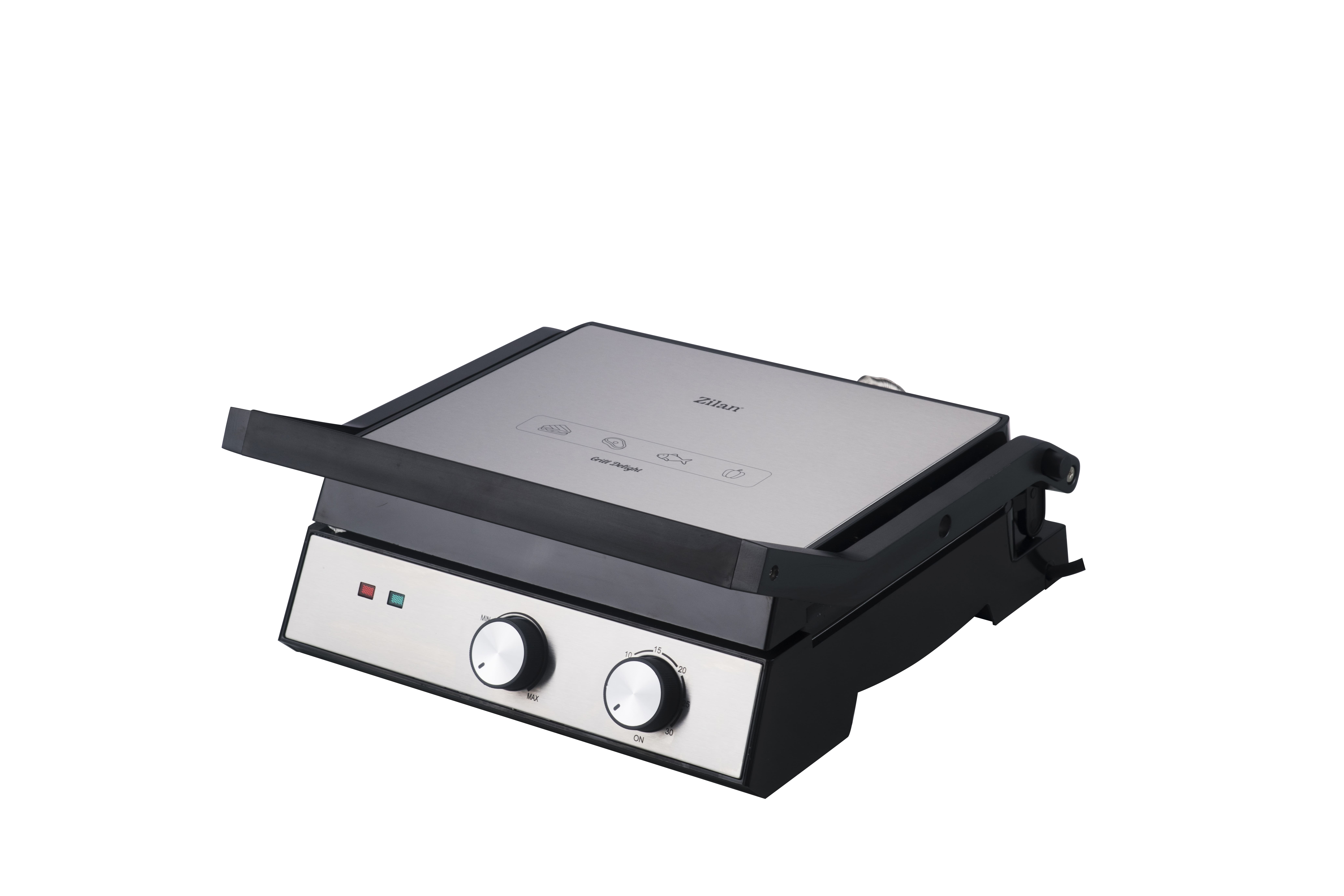 Sandwich Maker si Grill Zilan ZLN3966 2-in-1, 2000W, placi detasabile antiaderente, protectie supraincalzire