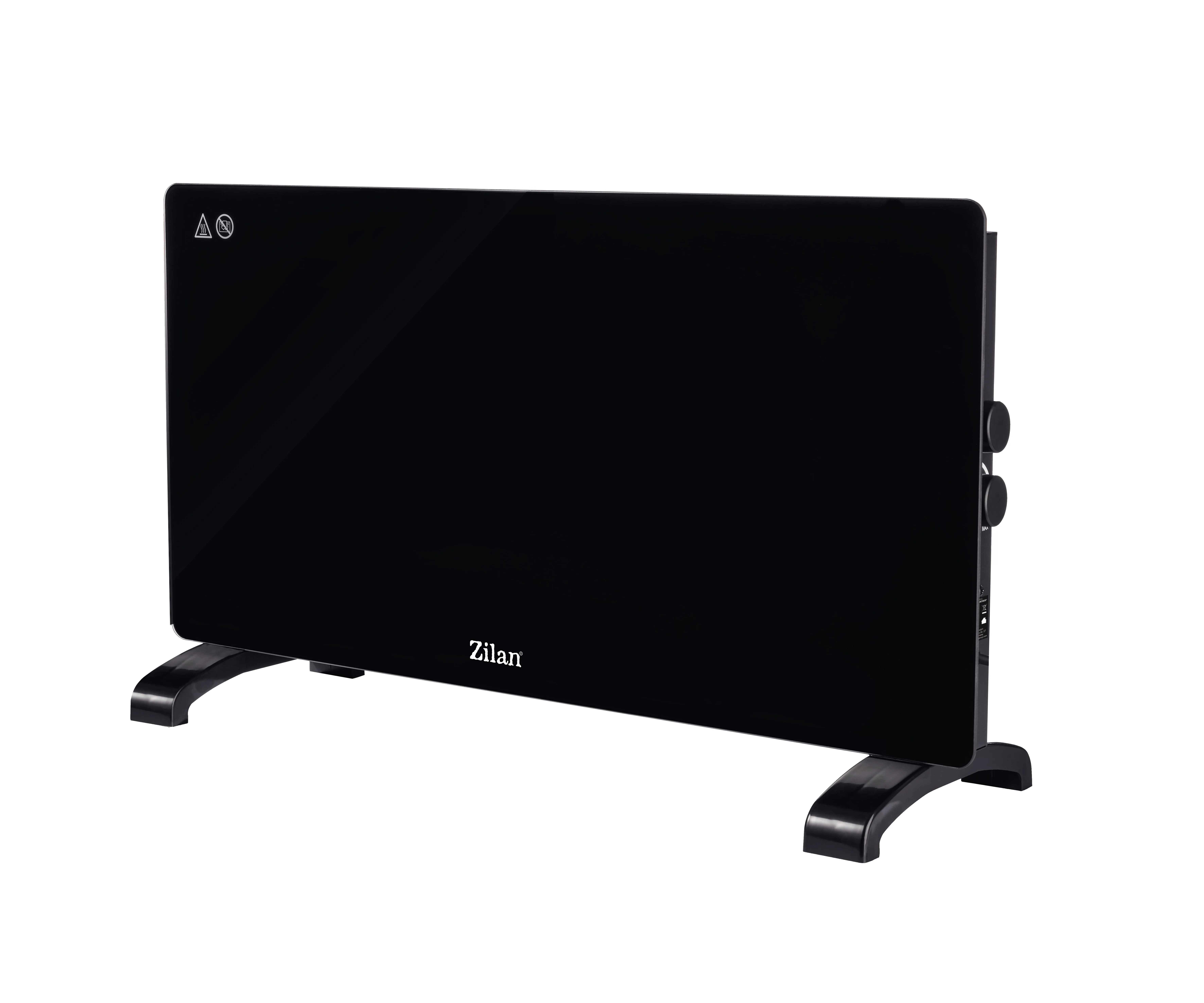 Convector electric Zilan ZLN4062 cu panou sticla - 2000W, termostat reglabil, protectie supraincalzire