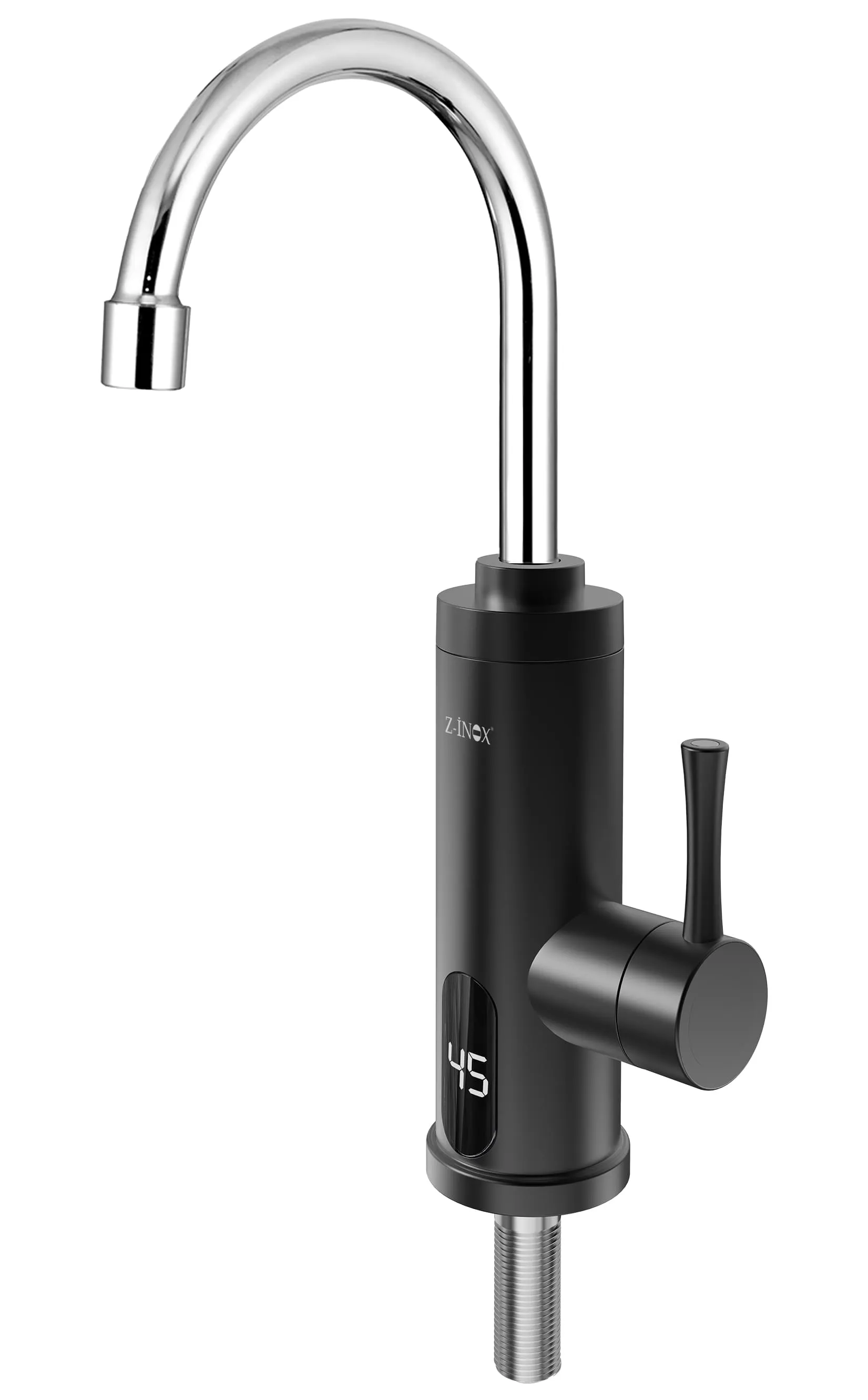 Robinet electric instantaneu Z-INOX ZLN7893, 3000W - afisaj digital, incalzire rapida 15s, protectie IPX4