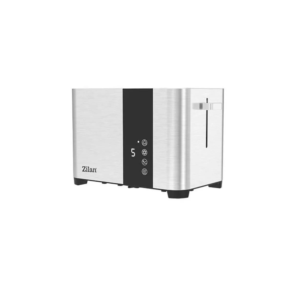 Toaster digital Zilan ZLN6334 - 2 Felii, display LED Touch, 7 nivele rumenire, 850W, Inox