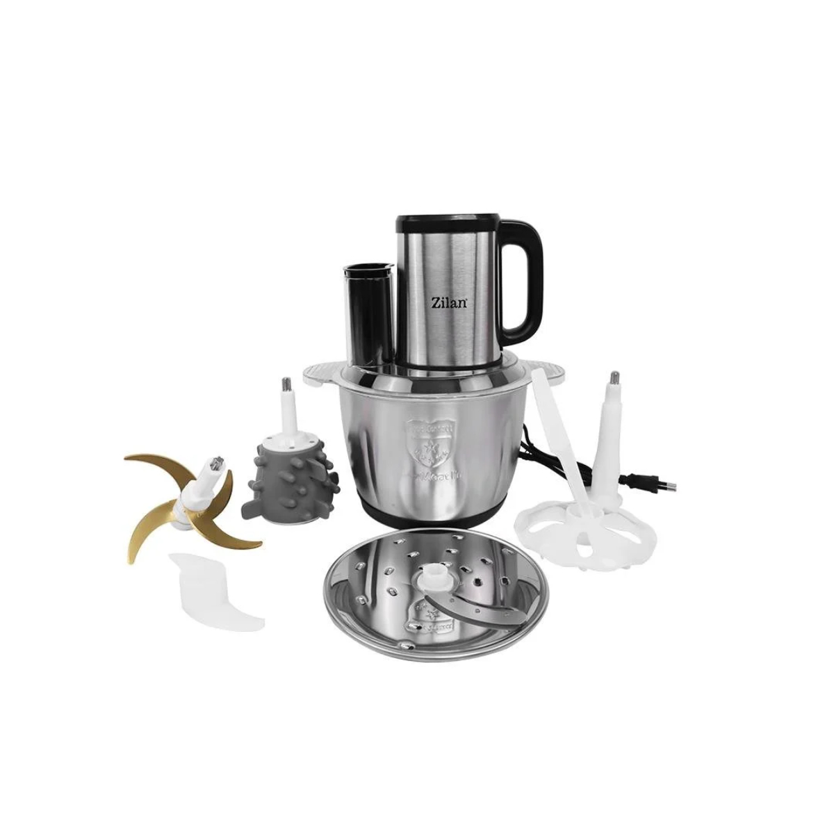 Tocator digital multifunctional Zilan ZLN2757 - 6 in 1, vas inox 3L, putere 500W, lame titan