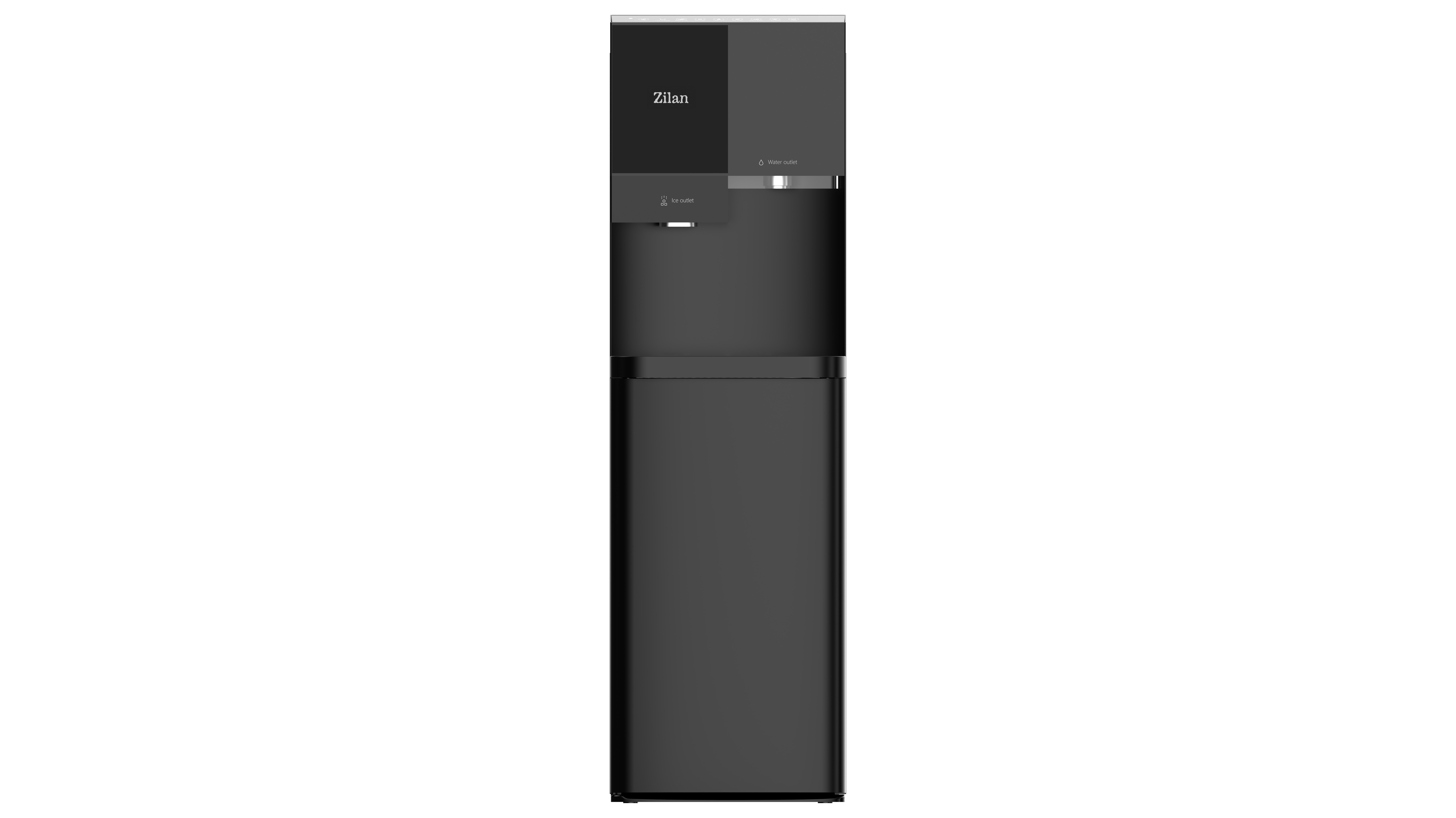 Dozator de apa digital cu generator gheata Zilan ZLN4680, Functie 4 in 1, Compatibil bidoane 11-19L, Rezervor interior din Inox, Silentios