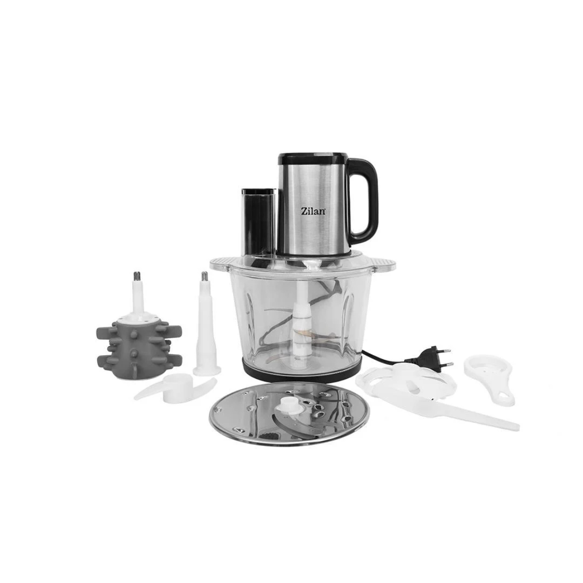 Tocator multifunctional Zilan ZLN2767 - 500W, vas sticla 3L, 4 functii digitale, lame titan