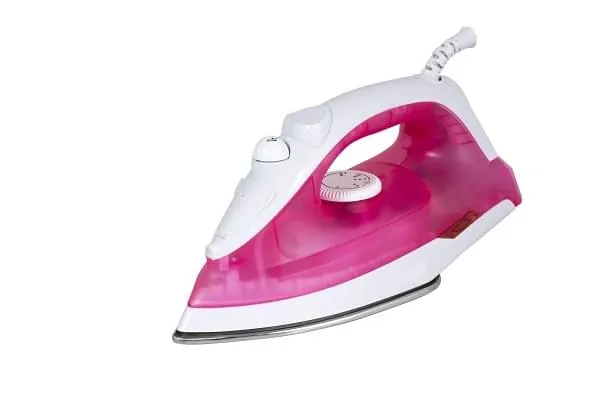 Fier de calcat cu talpa inox Floria ZLN-8430, 1600W, abur vertical si horizontal, alb/roz, 180ml