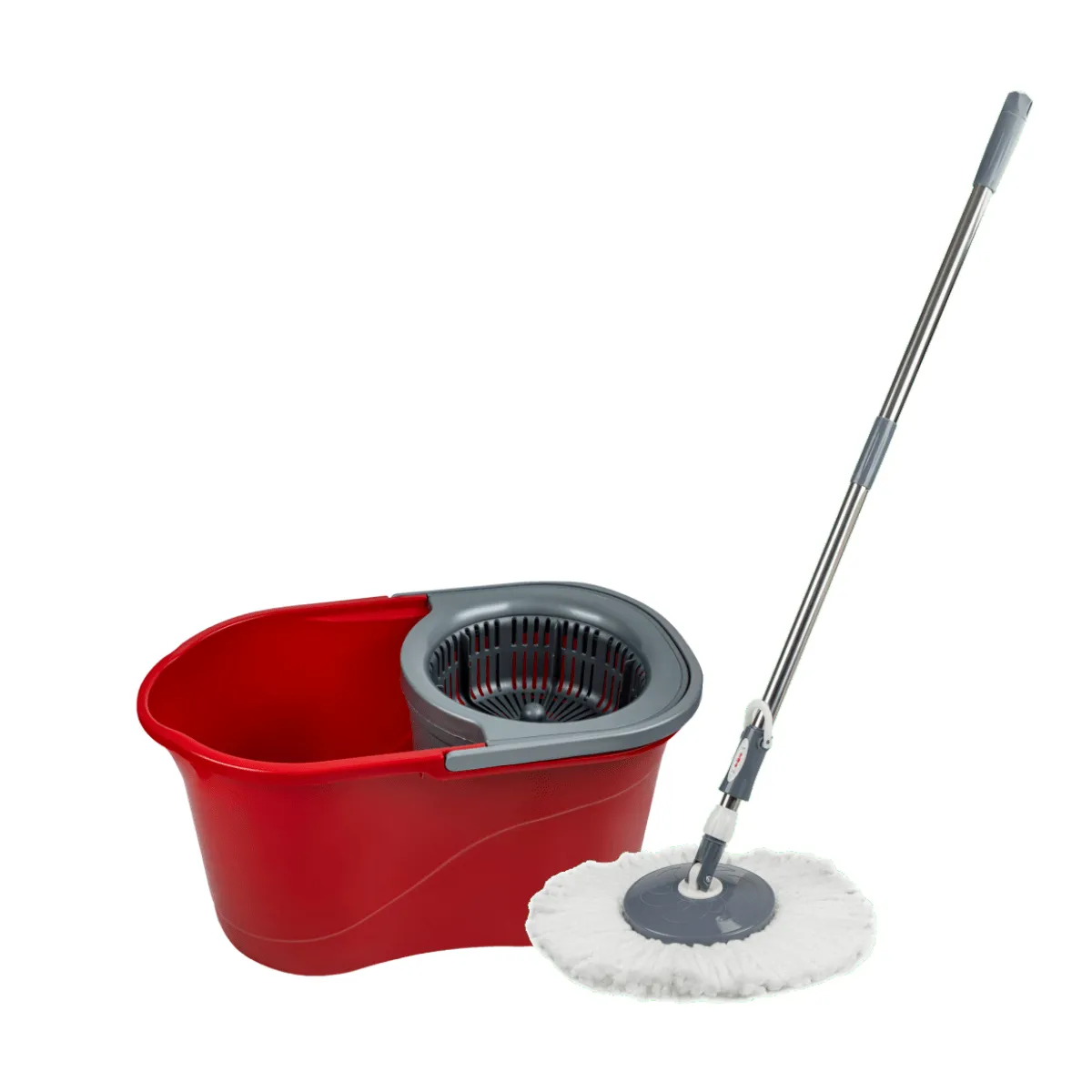 Set mop rotativ LISA ZLN1389 cu galeata 17 L - sistem 360° cu microfibre, curatare uscata/ umeda