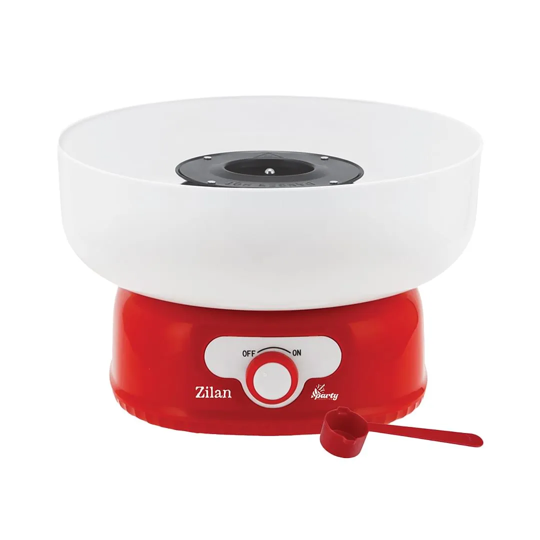 Aparat pentru Vata de Zahar Zilan ZLN5111 Party Series, 450W, Rosu - Vata de zahar in doar 5 minute!