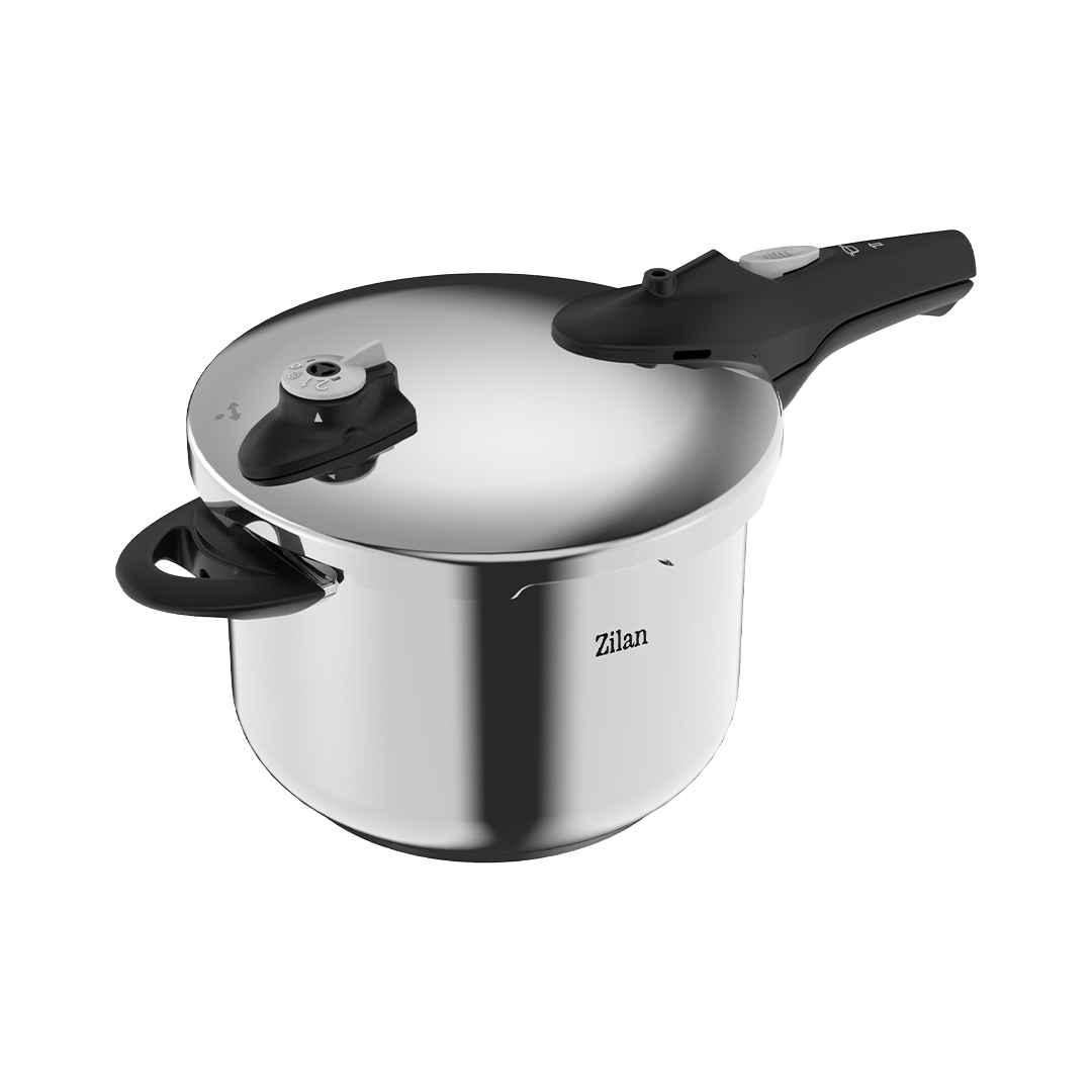 Oala sub presiune Zilan SafePlus ZLN5304, 6 Litri, Inox, Compatibila cu Inductie