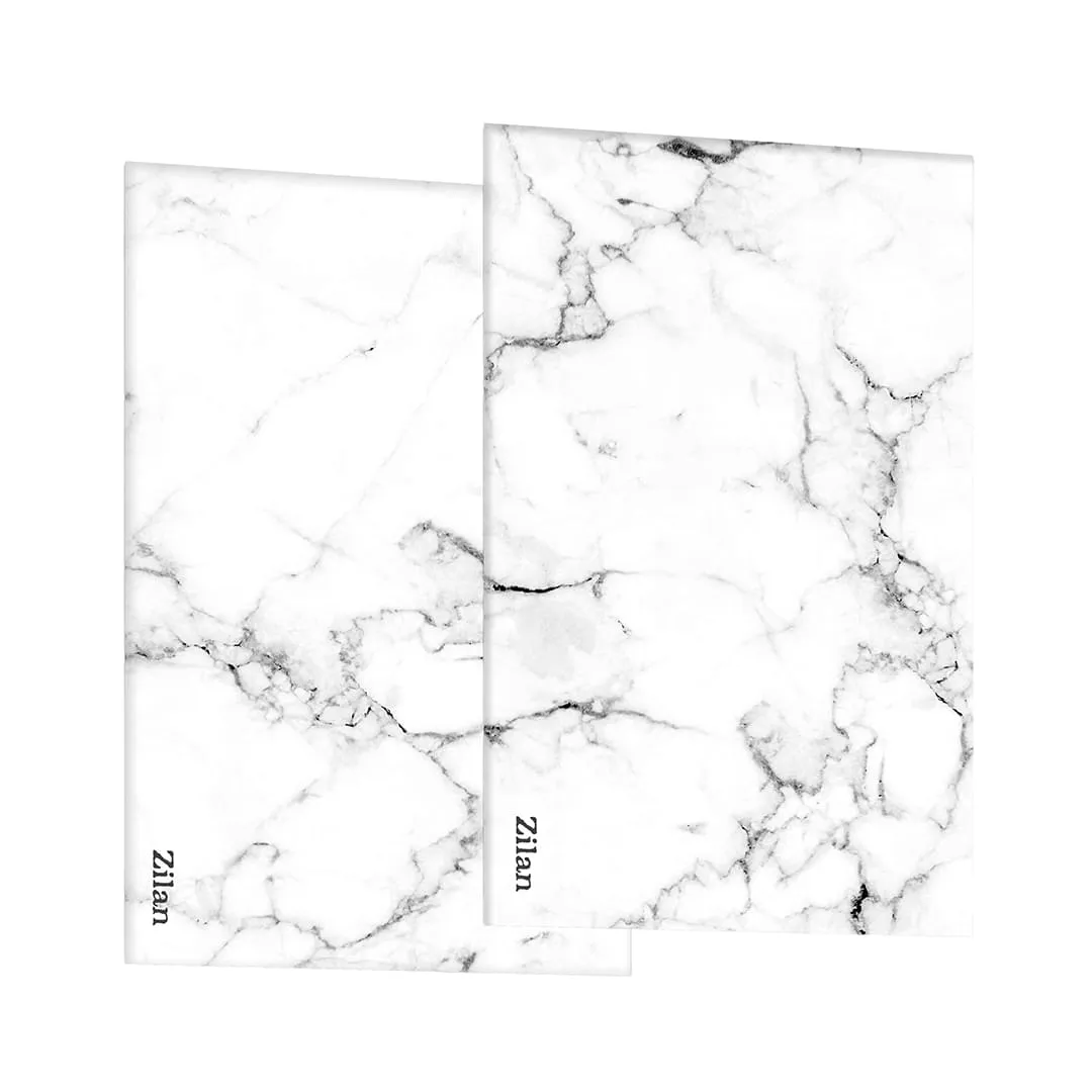 Set 2 tocatoare de bucatarie din sticla securizata Zilan ZLN4838 – 30x52 cm, Suprafata neteda, Picioruse antiderapante