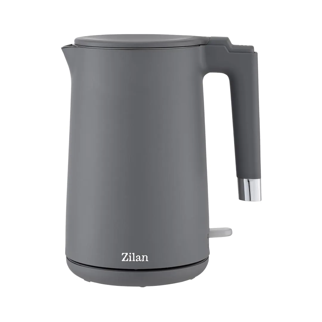 Fierbator electric cu pereti dubli Zilan ZLN5434, 1.7 L, 1800W, Otel inoxidabil 304