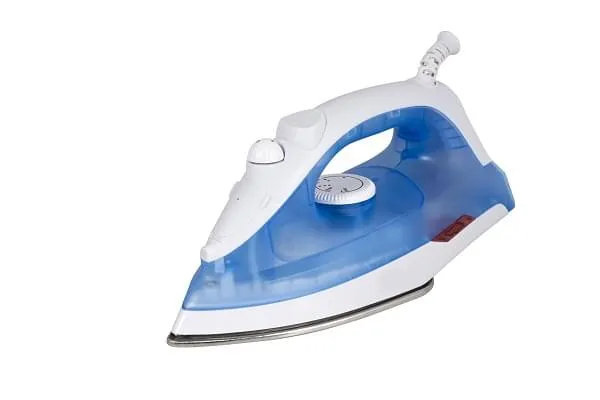 Fier de calcat Floria ZLN-8427 cu talpa Inox - 1600W, sistem abur si auto-curatare - alb/ albastru