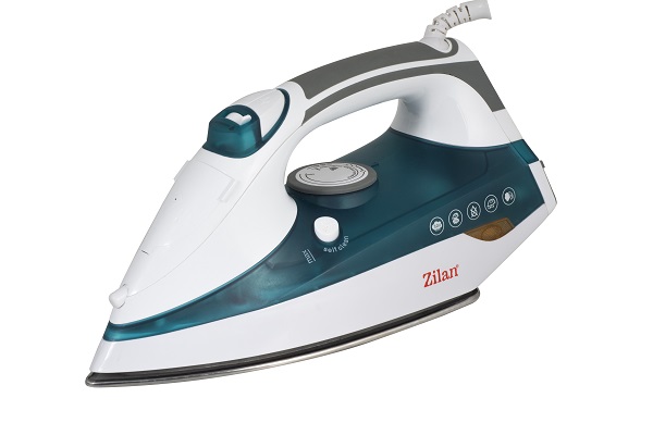 Fier de calcat ZILAN ZLN8441 cu talpa inox, 2200W, sistem spray si functie anticalcar