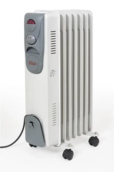 Calorifer electric cu ulei ZILAN ZLN-2104 - 1500W, 7 elemente, 3 trepte putere, termostat reglabil