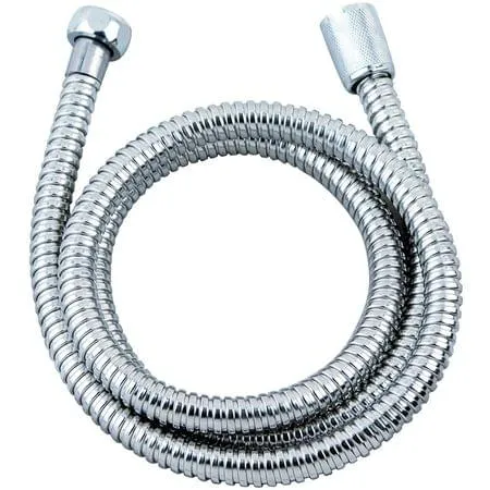Furtun de dus spiral extensibil ZINOX ZLN-7864 - 1.5m, racorduri alama, finisaj cromat