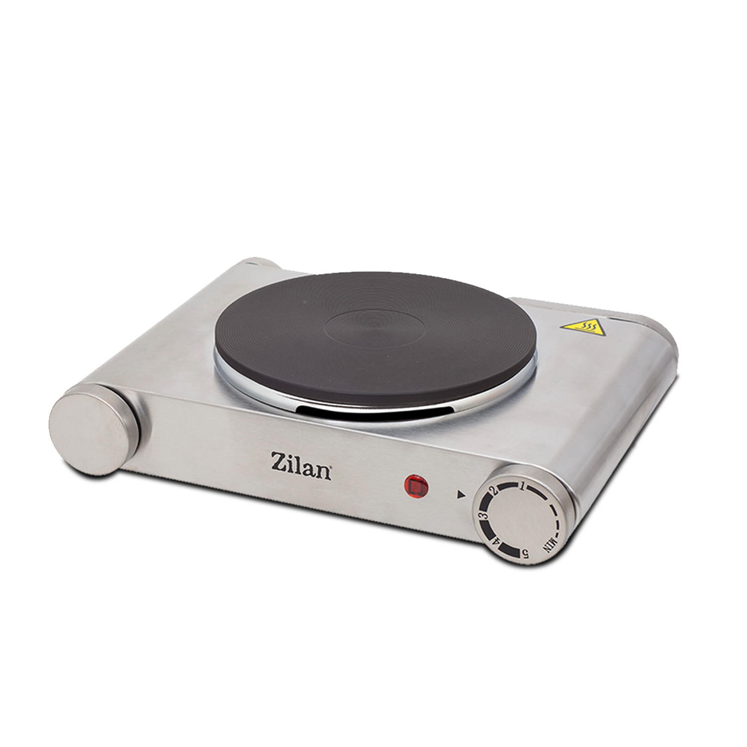 Plita electrica portabila Zilan ZLN-0535 Inox - 1 arzator 1500W - termostat reglabil
