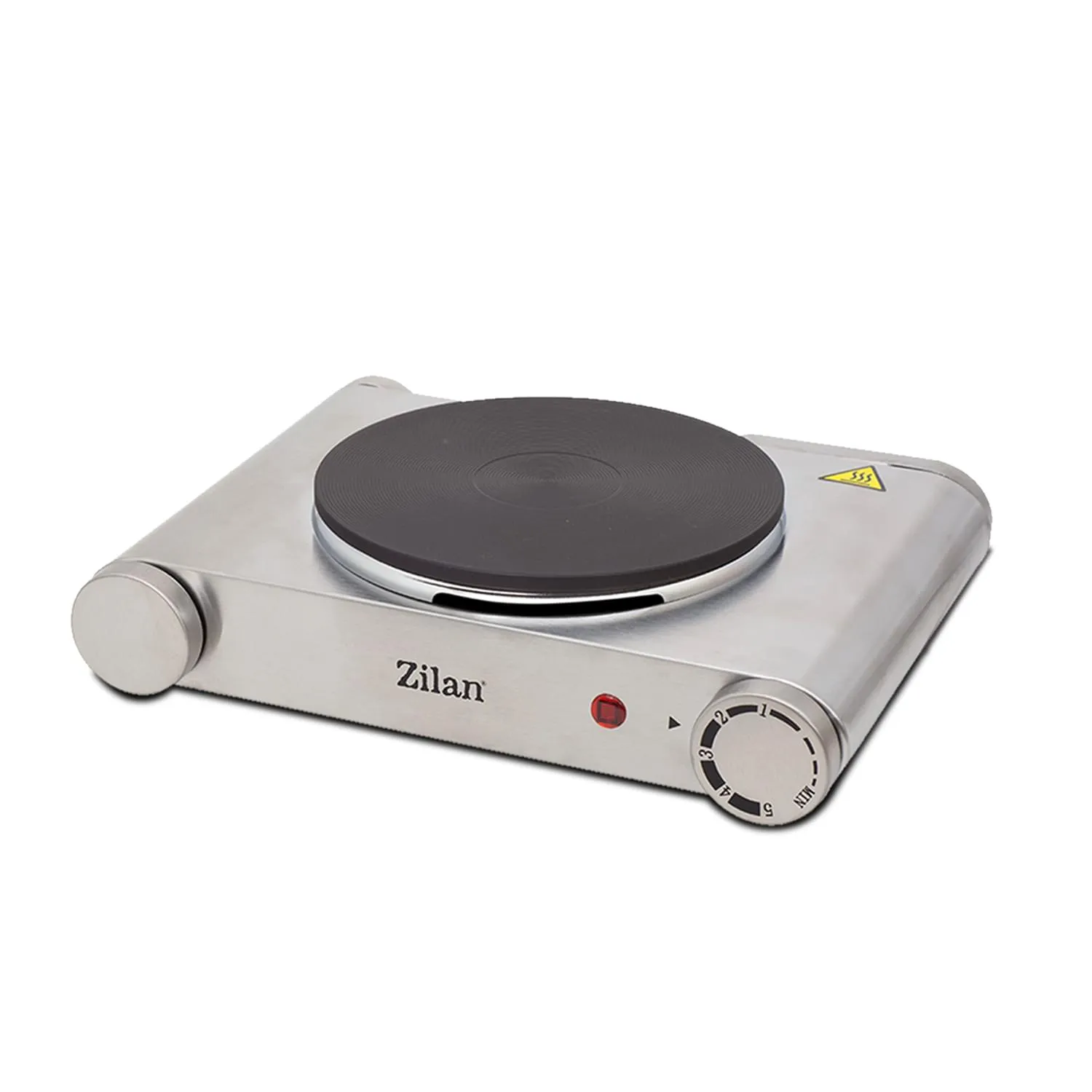 Plita electrica portabila Zilan ZLN-0535 Inox - 1 arzator 1500W - termostat reglabil
