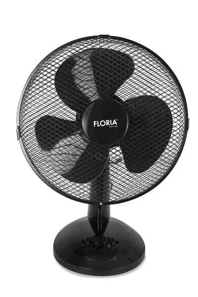 Ventilator de Birou Floria ZLN-3383 - 30cm, 35W, 3 Viteze, Oscilatie 90°, Silentios