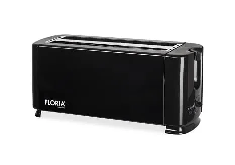 Prajitor paine dublu FLORIA ZLN-2706 - 4 felii, 1300W, 6 trepte rumenire, negru
