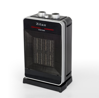 Aeroterma ceramica ZILAN ZLN-3215 - 2000W cu oscilatie si protectii siguranta, 2 trepte putere, termostat reglabil