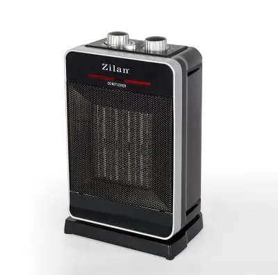 Aeroterma ceramica ZILAN ZLN-3215 - 2000W cu oscilatie si protectii siguranta, 2 trepte putere, termostat reglabil