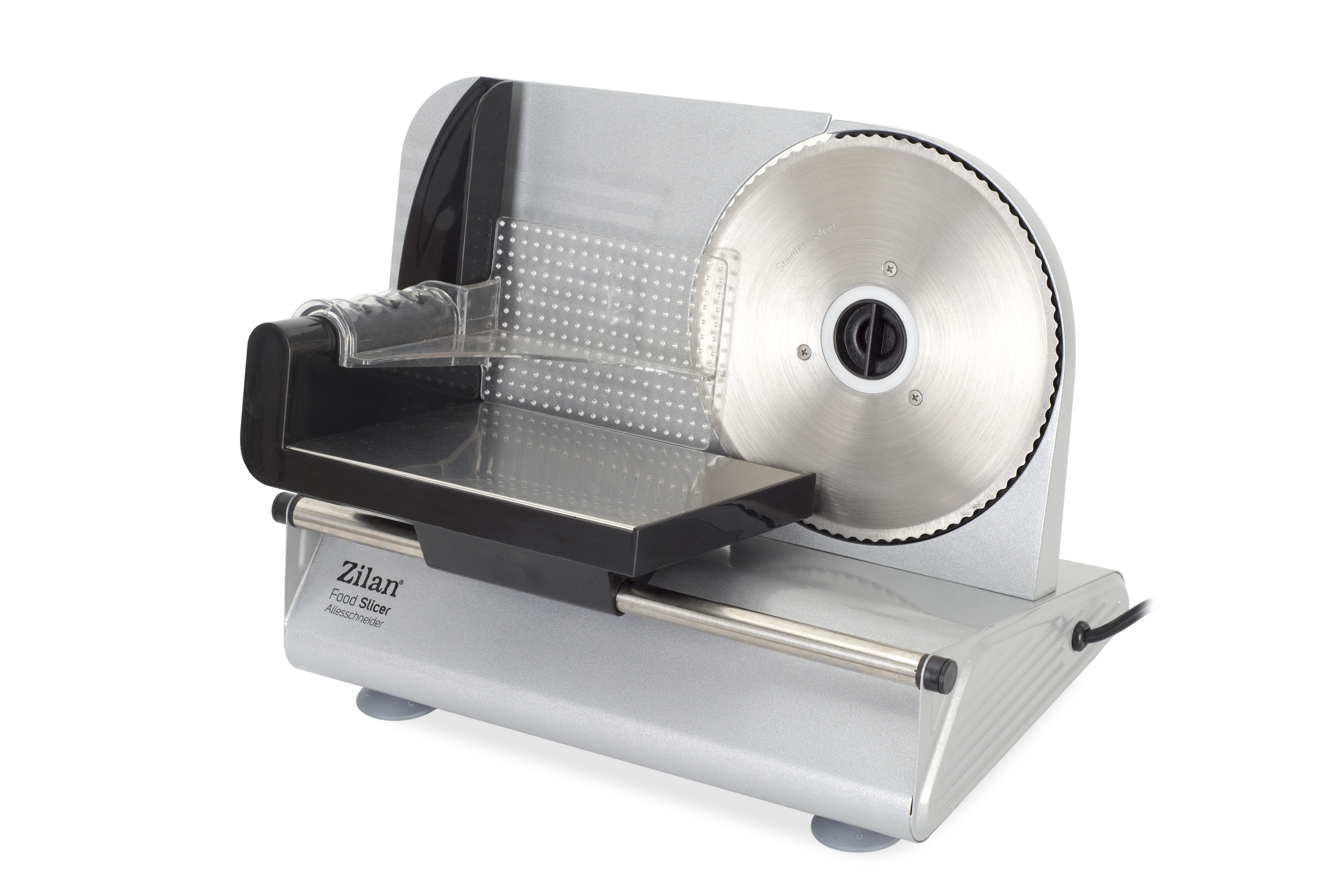 Feliator electric Zilan ZLN-3376, 150W, lama inox 19cm, grosime reglabila 1-15mm