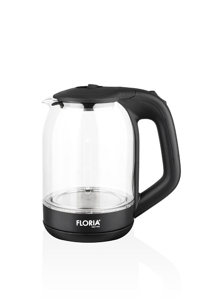 Fierbator sticla FLORIA ZLN-3505 cu iluminare LED, 1.8L, 1500W - Oprire automata si protectie supraincalzire