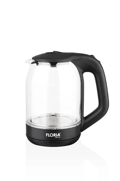 Fierbator sticla FLORIA ZLN-3505 cu iluminare LED, 1.8L, 1500W - Oprire automata si protectie supraincalzire