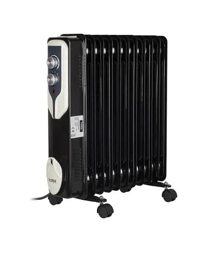 Calorifer electric Floria ZLN-3666 - 2500W, 11 elementi, termostat reglabil, mobil cu roti