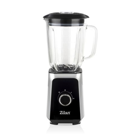 Blender ZILAN ZLN-3925 1000W, vas sticla 1.5L, zdrobitor gheata, 2 viteze + pulse, lame inox