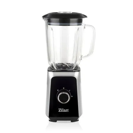 Blender ZILAN ZLN-3925 1000W, vas sticla 1.5L, zdrobitor gheata, 2 viteze + pulse, lame inox