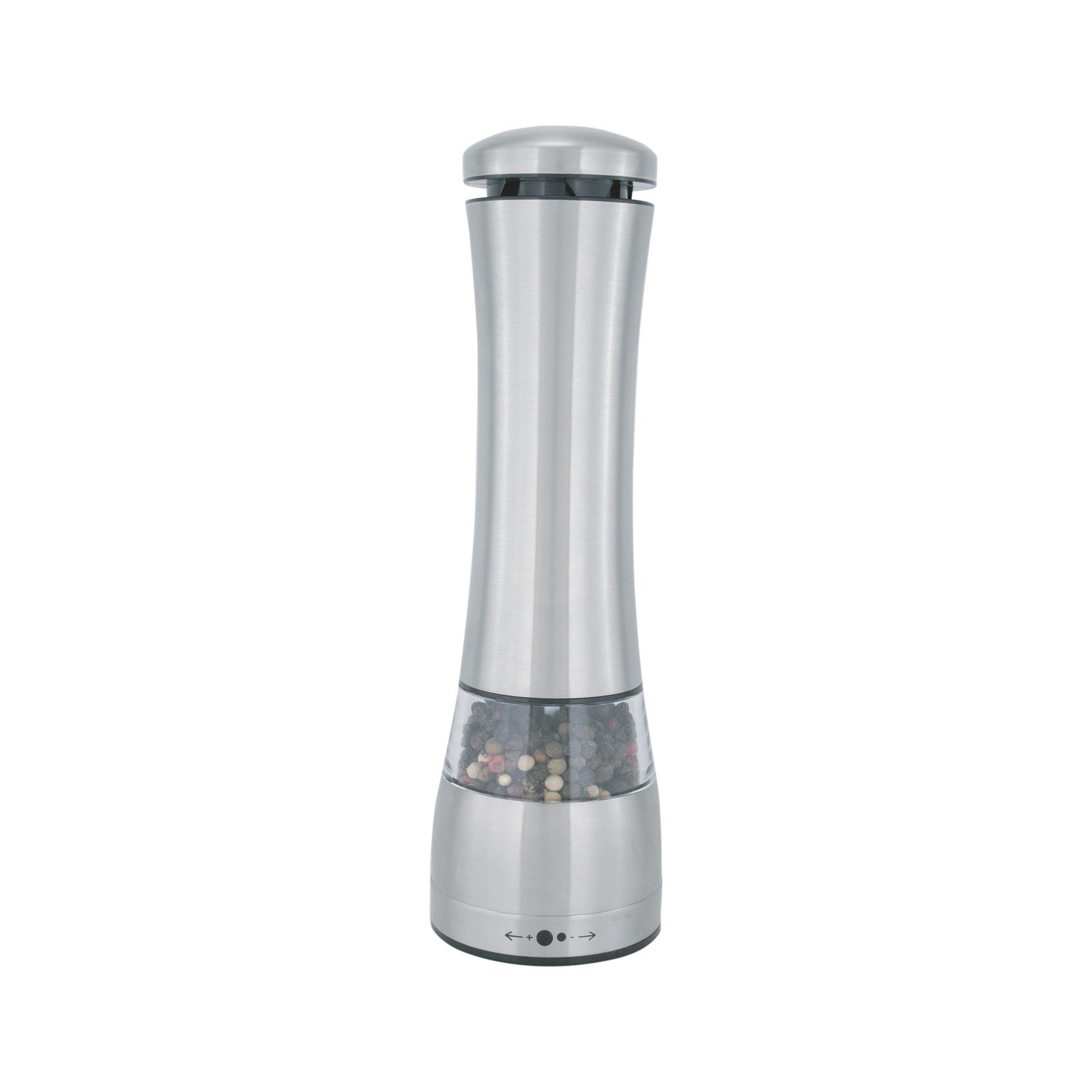 Rasnita Electrica Sare si Piper Floria ZLN-2508 - Inox Premium, 6x AAA, 21cm