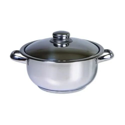 Oala inox profesionala COCINERA 12L, diametru 30cm, fund triplu strat - compatibila inductie