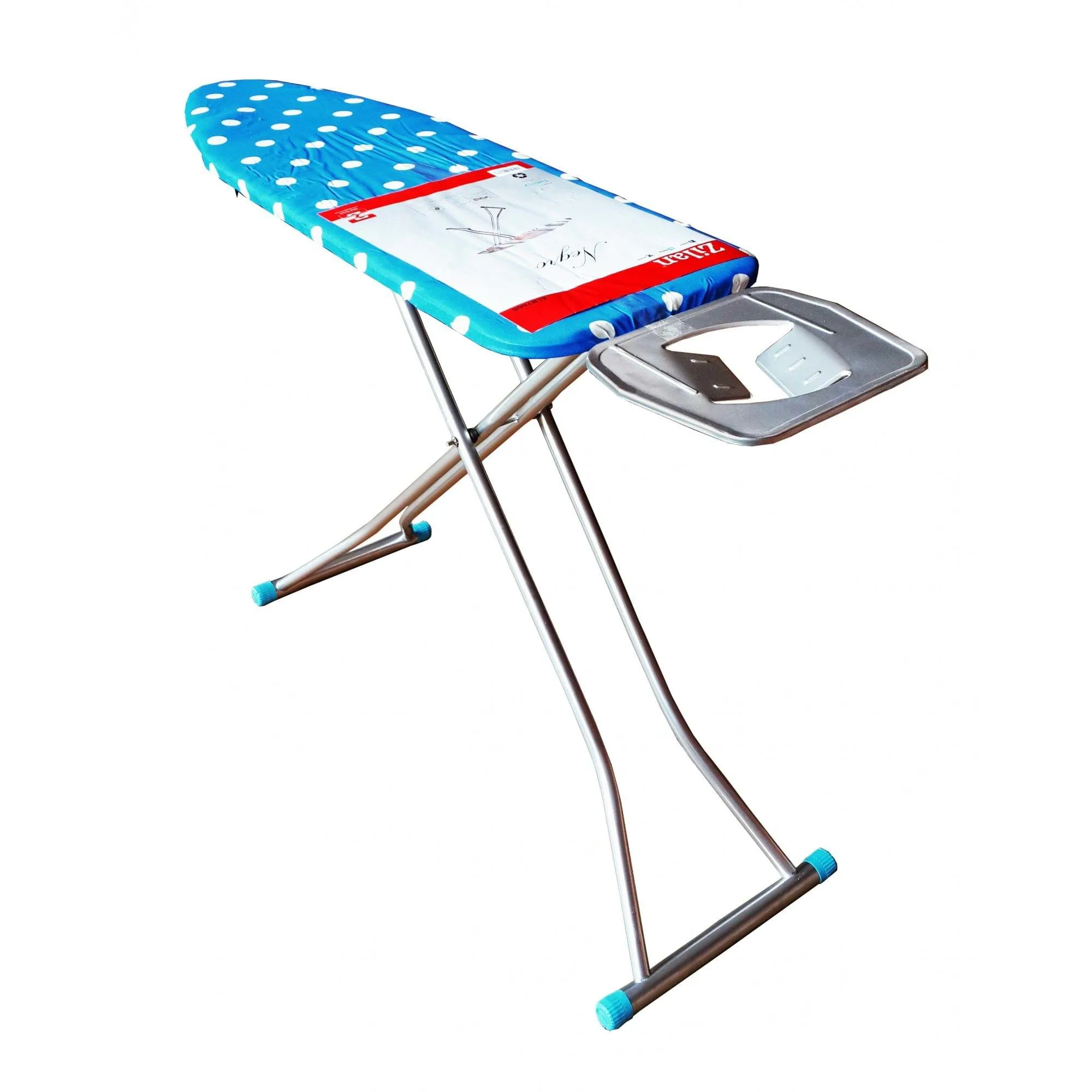 Masa de calcat ZILAN ZLN 7666 cu inaltime ajustabila - 110x33 cm, pliabila cu suport fier