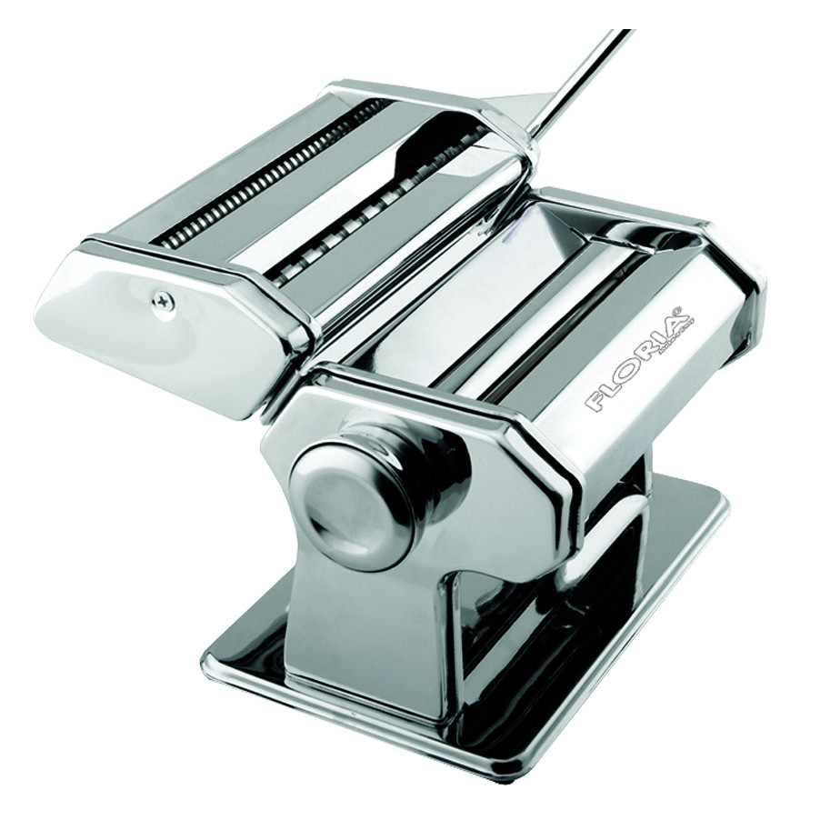 Aparat paste manual Floria ZLN-1129 - 9 trepte grosime, otel inoxidabil, cu clema de fixare