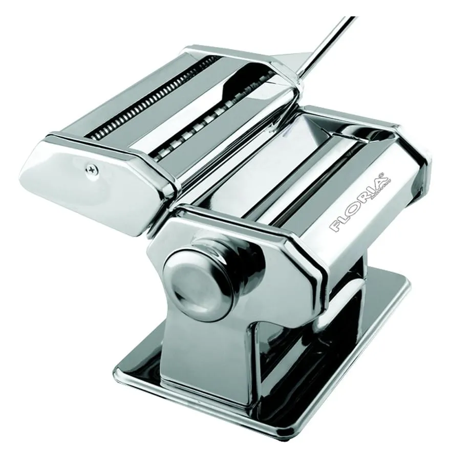 Aparat paste manual Floria ZLN-1129 - 9 trepte grosime, otel inoxidabil, cu clema de fixare