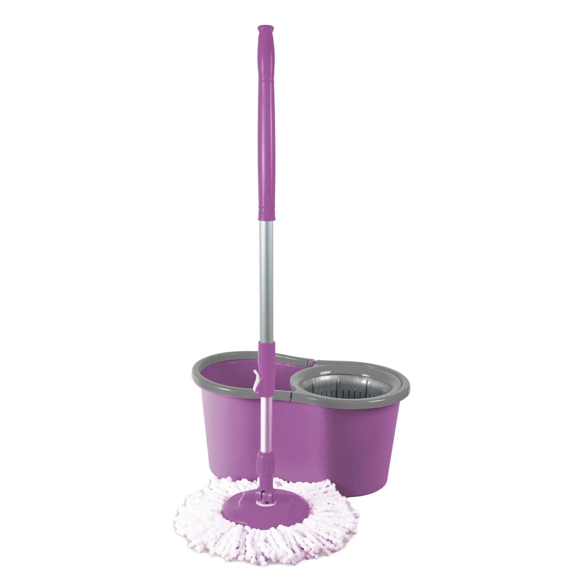 Set mop rotativ cu galeata 17L LISA ZLN-1389 - curatenie profesionala 360°