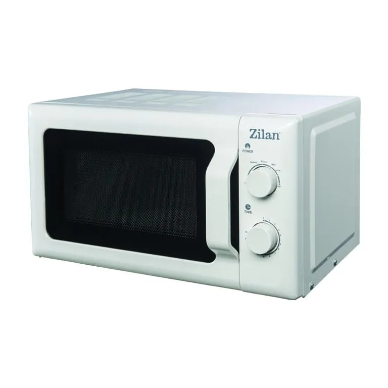 Cuptor cu microunde ZILAN ZLN-1174, alb, 20L, 700W - dezghetare automata, 6 niveluri de putere