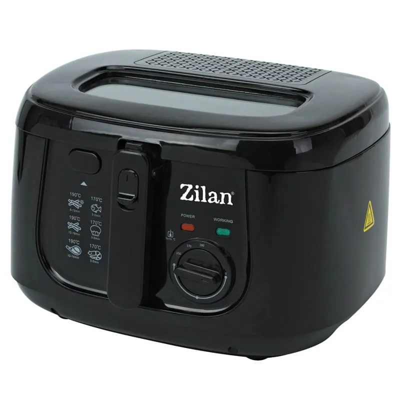 Friteuza electrica Zilan ZLN-2317 - 1800W, capacitate 2.5L, cuva teflonata antiaderenta