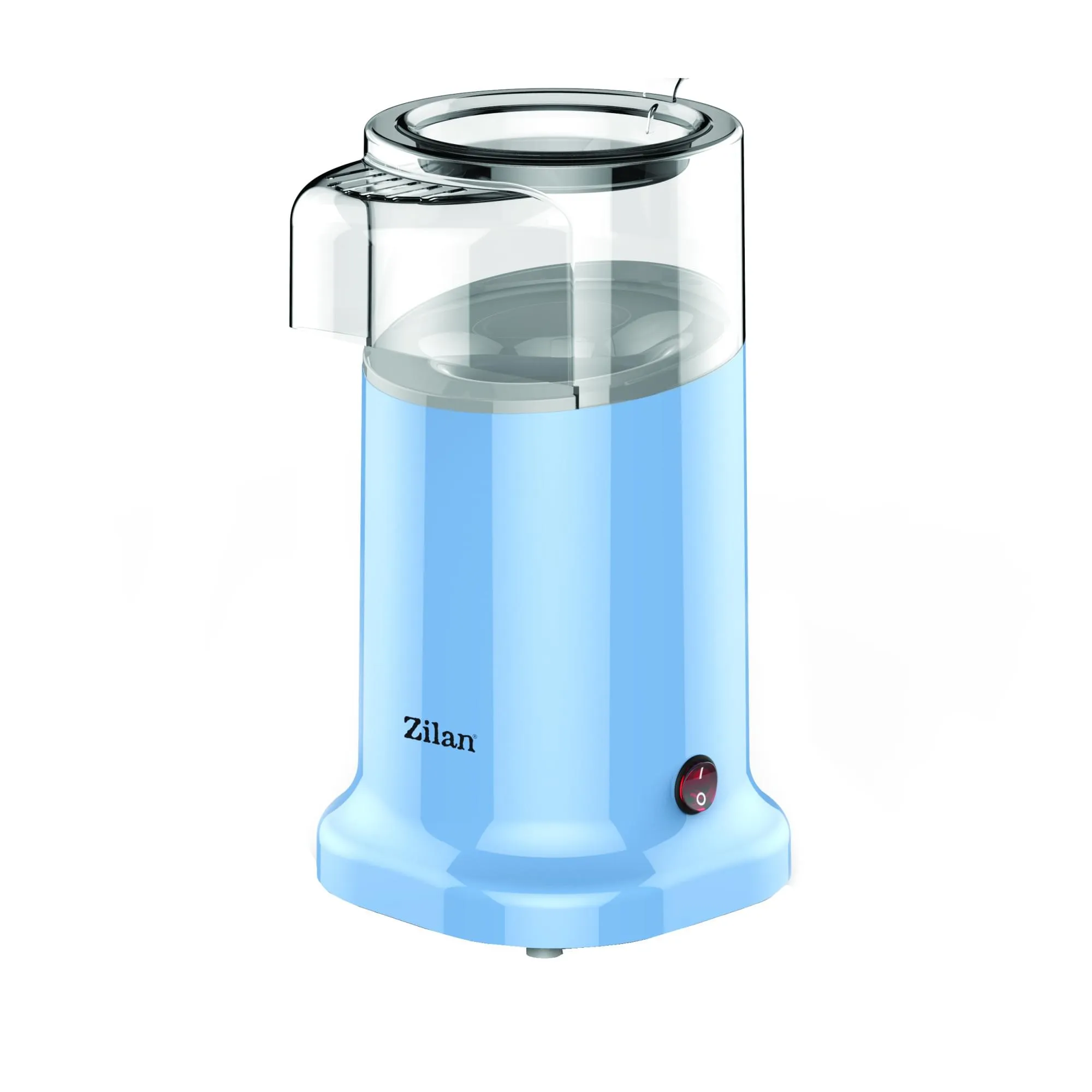 Aparat Popcorn Zilan ZLN-3147 cu Aer Cald - 1200W, Fara Ulei, Design Compact Bleu