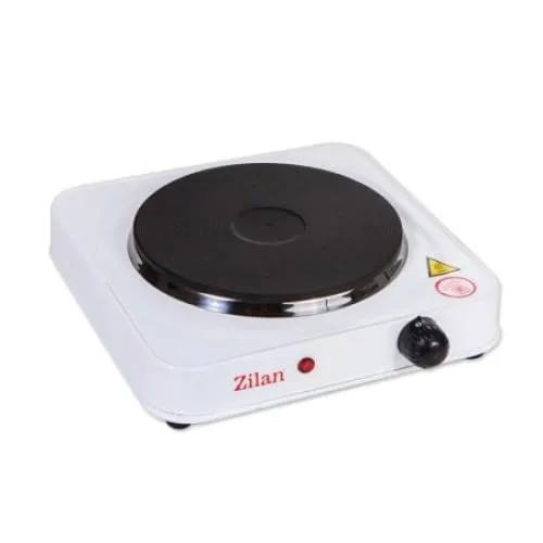 Plita electrica ZILAN ZLN-2173 - 1500W, compacta cu termostat 5 trepte, design alb modern