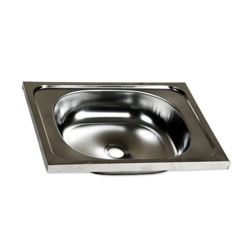 Chiuveta inox suspendata 40x50 cm cu racord flexibil - o cuva pentru masca