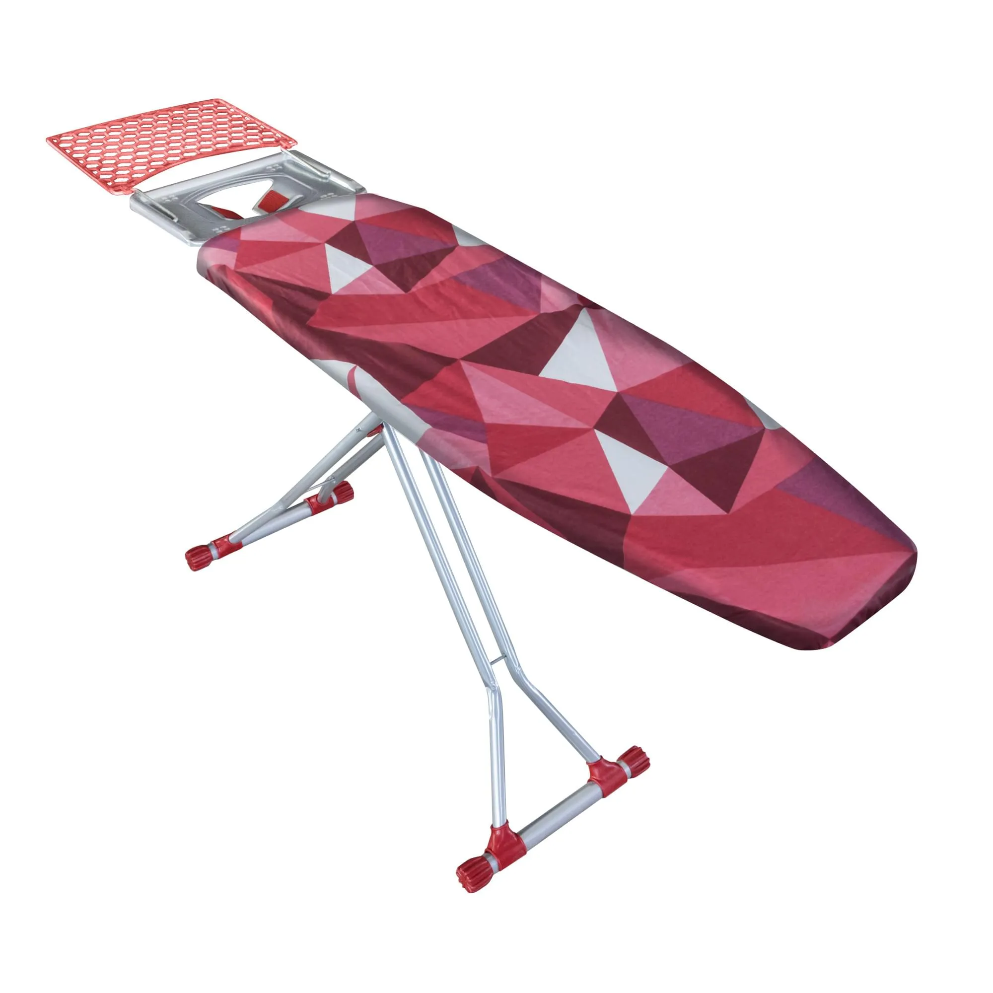Masa de calcat profesionala ZILAN ARGENTO ZLN-3499 - suprafata larga 118x42cm, inaltime reglabila, suport fier si rufe