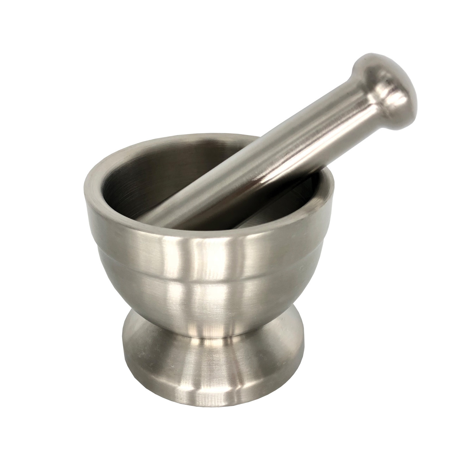 Mojar cu pistil profesional FLORIA ZLN-2645 - inox premium, diametru 10cm, suport antialunecare