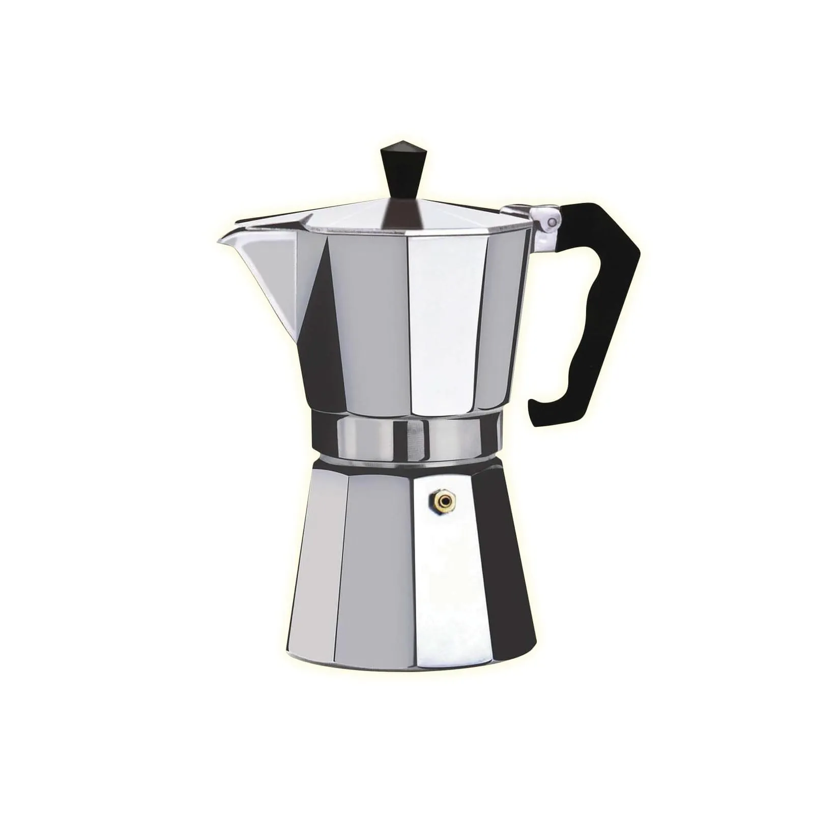 Cafetiera espresso Floria ZLN-2485 din aluminiu - 150ml, 3 cesti, design elegant argintiu