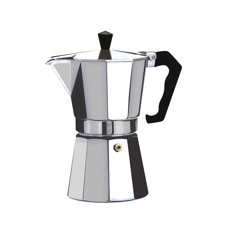 Cafetiera espresso Floria ZLN-2492 - aluminiu, 6 cani, 300ml, argintiu - pentru aragaz